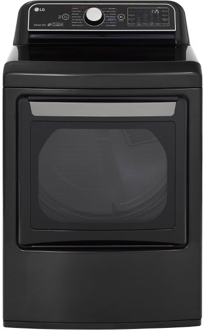 DLGX7901BE LG Smart Gas Dryer with TurboSteam - 7.3 cu. ft.