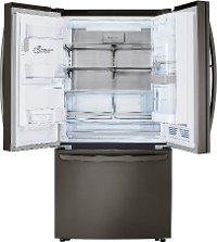 LRFDS3006D LG 29.7 cu. ft. French Door-in-Door Smart Refrigerator - 36 Inch Black Stainless Steel-2