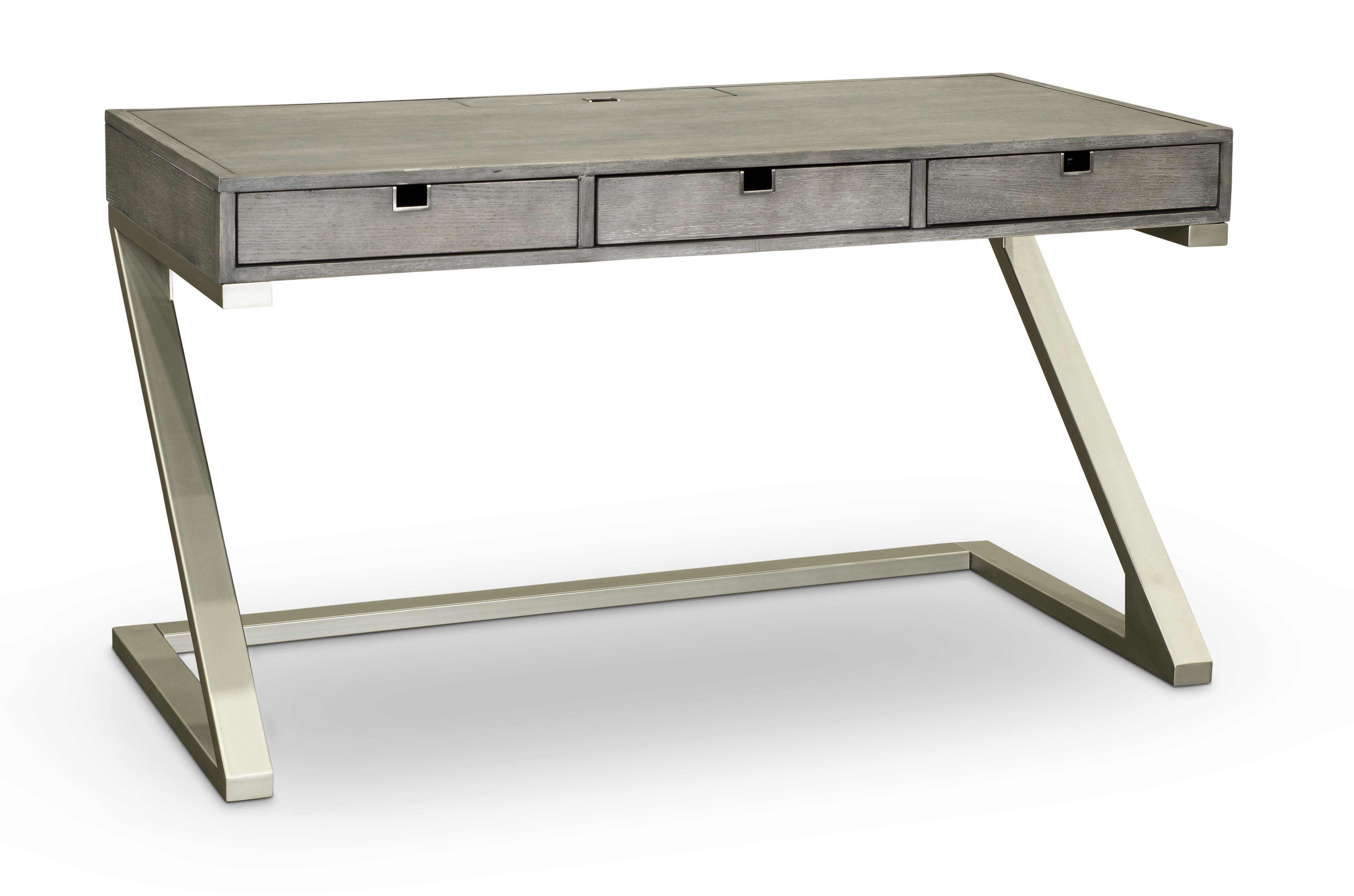 Pacific Heights Washed Gray Home Office Desk-5