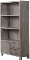 Pacific Heights Washed Gray Home Office Bookcase