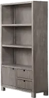 Pacific Heights Washed Gray Home Office Bookcase