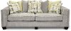 Contemporary Light Gray Sofa - Caprice