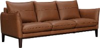 Modern Brown Leather Sofa - Rangers-2