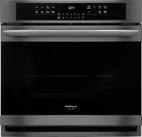 FGEW3066UD Frigidaire Gallery 30 Inch Single Wall Oven - 5.1 cu. ft. Black Stainless Steel