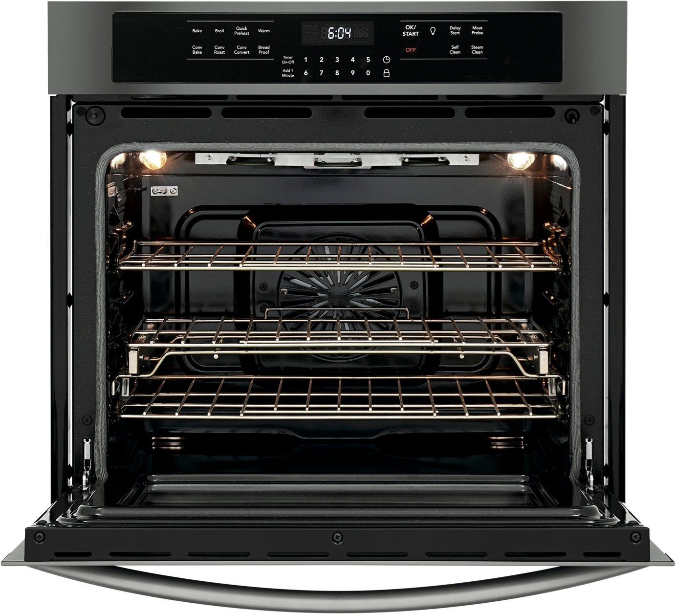 FGEW3066UD Frigidaire Gallery 30 Inch Single Wall Oven - 5.1 cu. ft. Black Stainless Steel-2