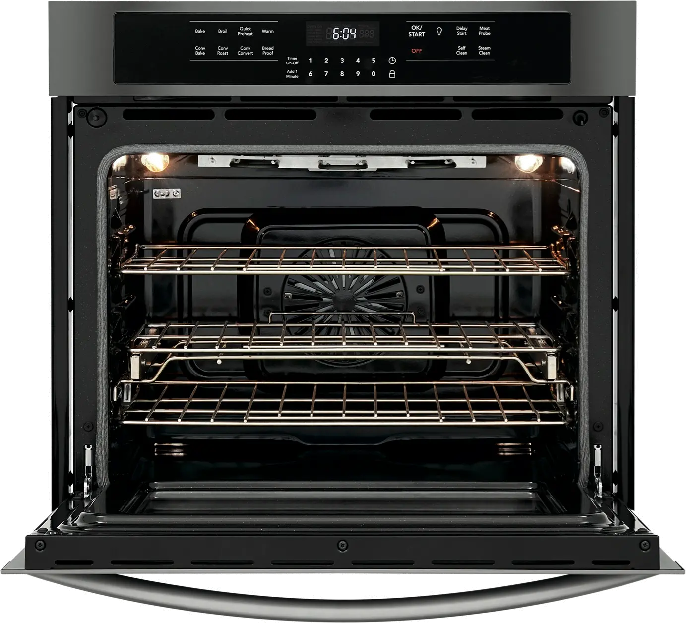 FGEW3066UD Frigidaire Gallery 30 Inch Single Wall Oven - 5.1 cu. ft. Black Stainless Steel-2
