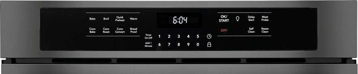 FGEW3066UD Frigidaire Gallery 30 Inch Single Wall Oven - 5.1 cu. ft. Black Stainless Steel-4