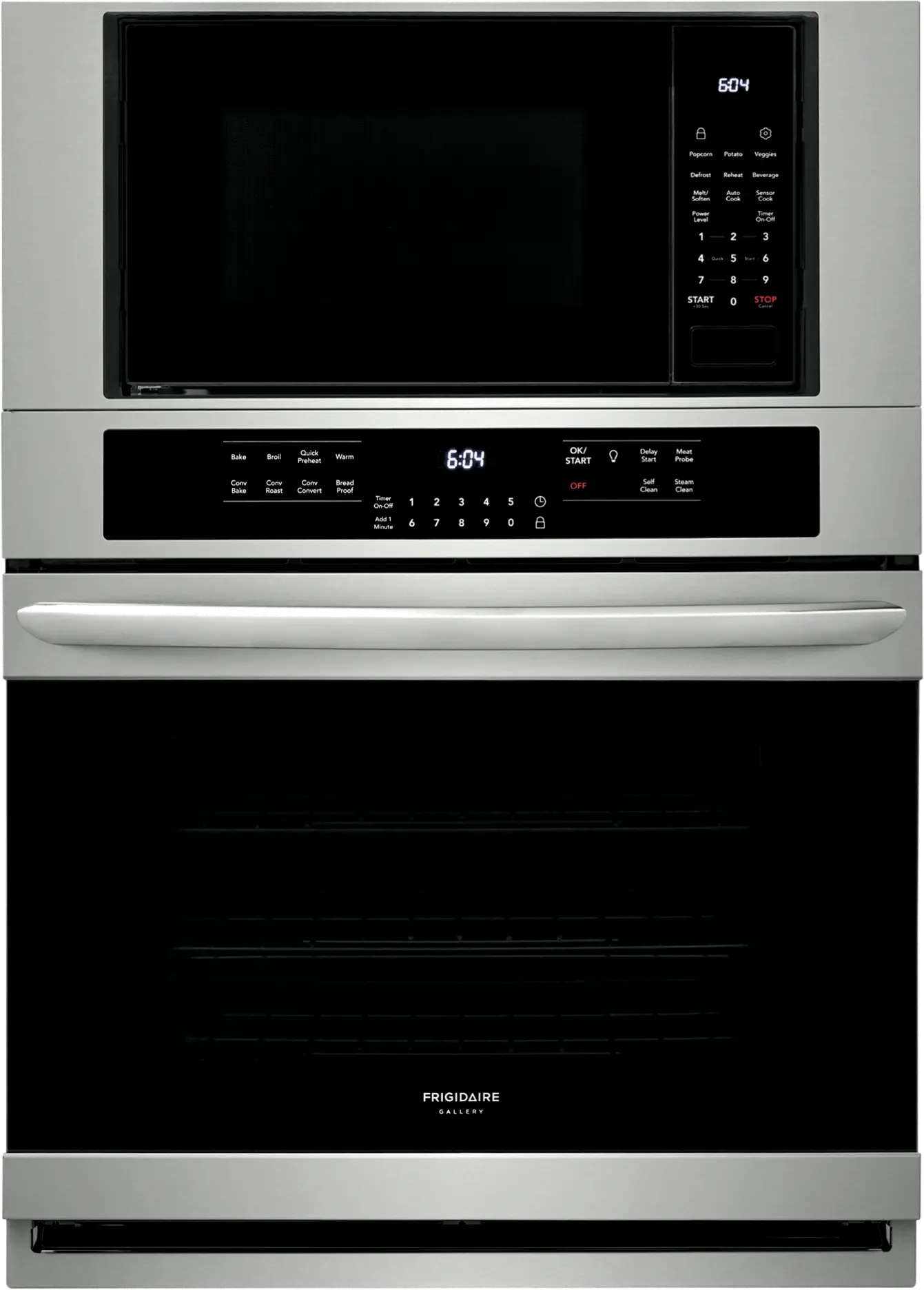 FGMC3066UF Frigidaire Gallery 30 Inch Combination Wall Oven with Microwave - Stainless Steel-1