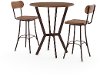 KIT Rustic Wood and Metal 3 Piece Pub Set - Norcross