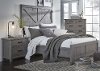Clearance Rustic Contemporary Gray Queen Bed - Austin
