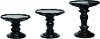 Medium Resin High Gloss Black Display Pedestal