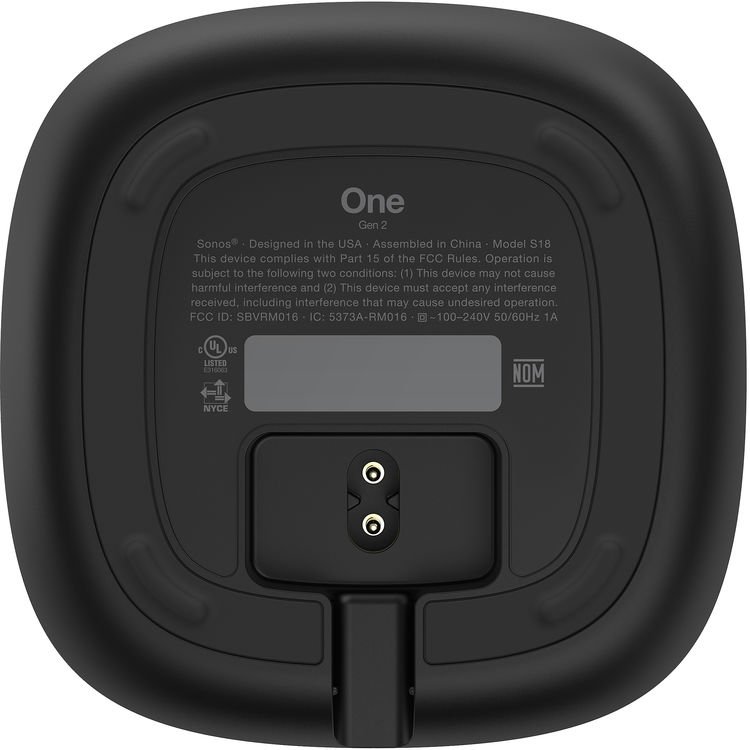 ONEG2US1BLK Sonos One (Gen 2) - Black-4