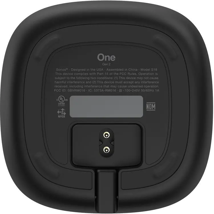 ONEG2US1BLK Sonos One (Gen 2) - Black-4
