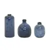 4 Inch Blue Clay Vase