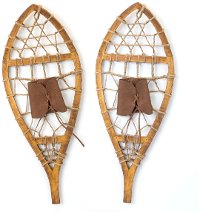 Assorted 22 Inch Wooden Snowshoe