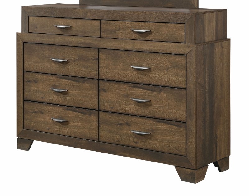 Contemporary Brown Dresser Krandall Rc Willey Furniture Store