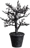 10 Inch Glitter Twig Winter Tree Arrangement