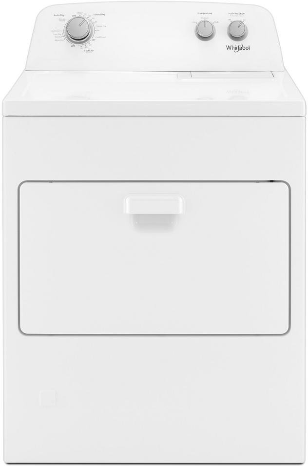 WGD4850HW Whirlpool Gas Dryer with Rear Controls and 12 Cycles - 7.0 cu. ft. White-1