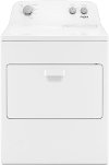 WGD4850HW Whirlpool Gas Dryer with Rear Controls and 12 Cycles - 7.0 cu. ft. White