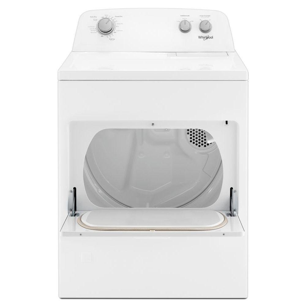 WGD4850HW Whirlpool Gas Dryer with Rear Controls and 12 Cycles - 7.0 cu. ft. White-2