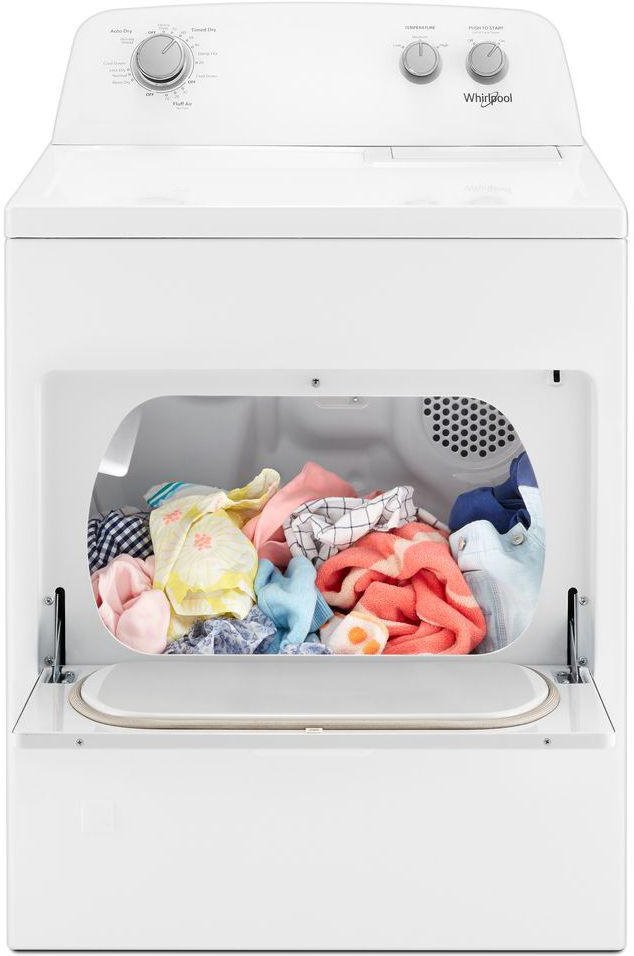 WGD4850HW Whirlpool Gas Dryer with Rear Controls and 12 Cycles - 7.0 cu. ft. White-6
