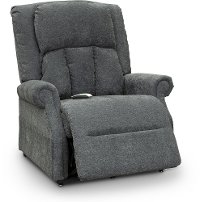 Slate Gray Power Lift Chair - Lunar-3