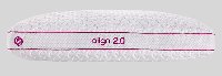 BGP162AMW1BQ BedGear Align 2.0 Jumbo Queen Back Sleeper Pillow