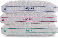 BGP162AMW1MQ Bedgear Align 3.0 Jumbo Queen Side Sleeper Pillow-2