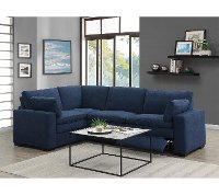 Navy Blue 4 Piece Power Reclining Sectional Sofa - Infinity-5