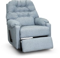 Powder Blue Manual Rocker Recliner - Sondra-2