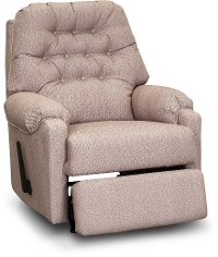 Mauve Manual Rocker Recliner - Sondra