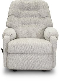 Silver Gray Manual Rocker Recliner - Sondra-1