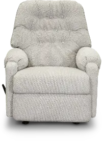 Silver Gray Manual Rocker Recliner - Sondra