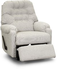 Silver Gray Manual Rocker Recliner - Sondra-2