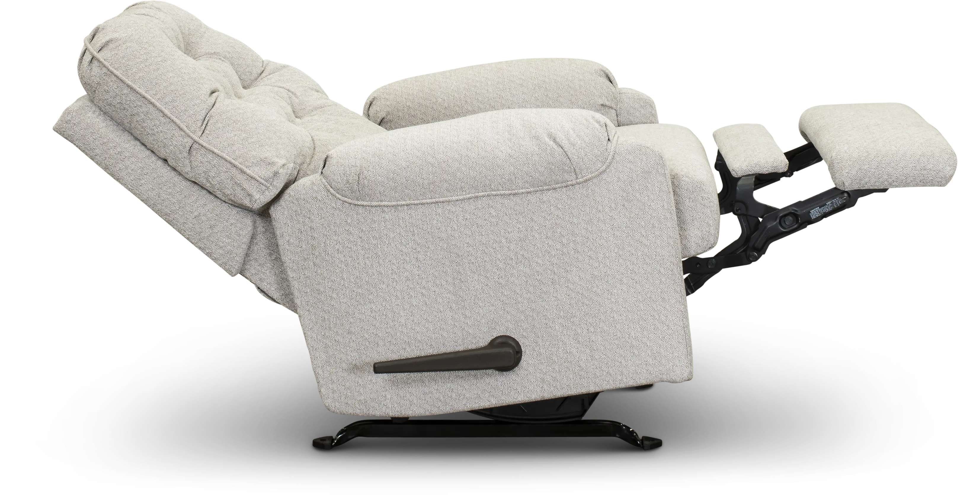 Silver Gray Manual Rocker Recliner - Sondra-3