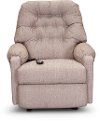 Mauve Power Rocker Recliner - Sondra