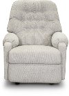 Silver Gray Power Rocker Recliner - Sondra