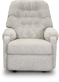 Silver Gray Power Rocker Recliner - Sondra