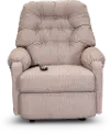 Mauve Reclining Lift Chair - Sondra