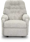 Silver Gray Reclining Lift Chair - Sondra