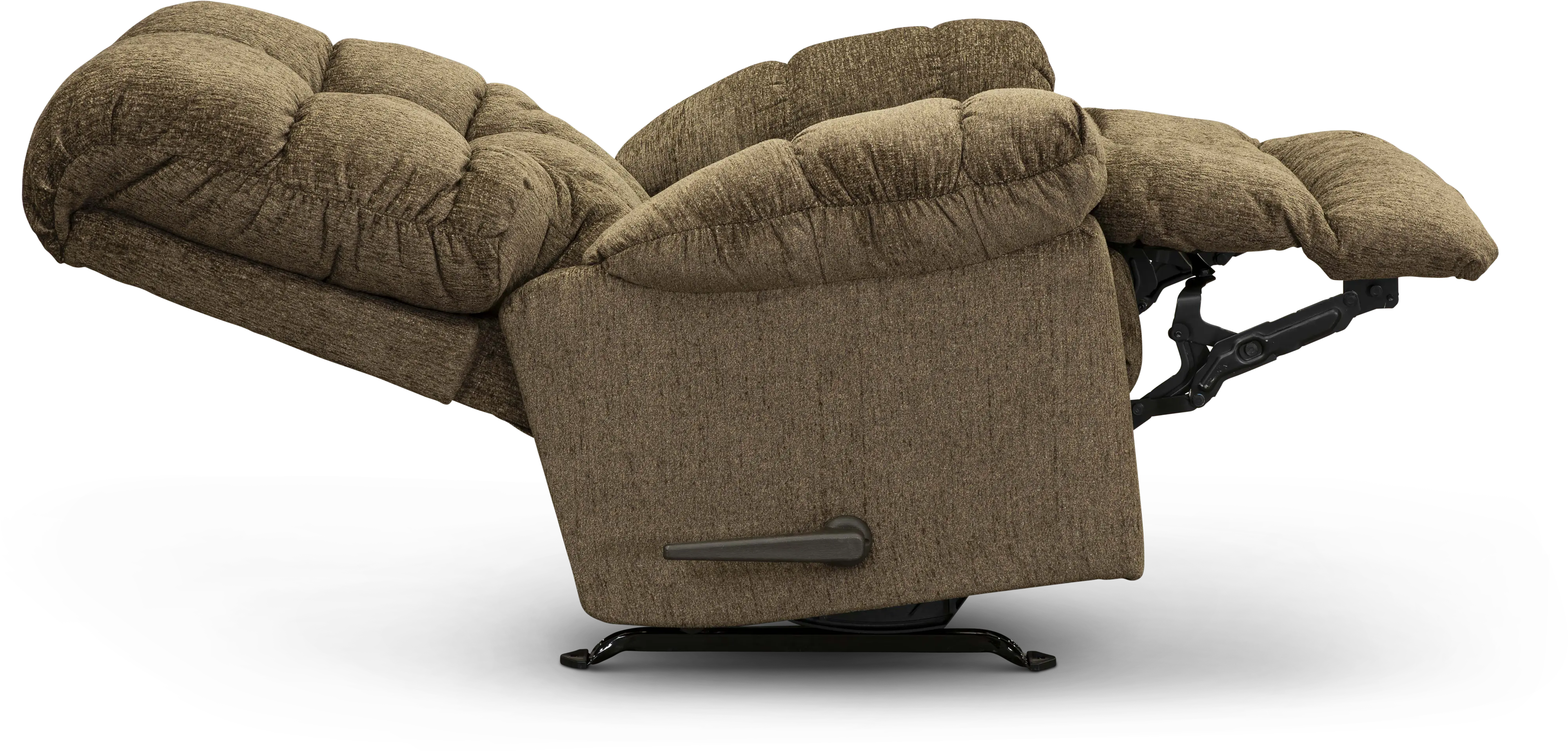Carob Brown Contemporary Rocker Recliner - Brosmer-3