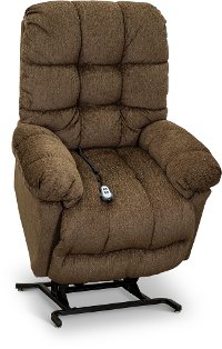 Carob Brown Contemporary Reclining Lift Chair - Brosmer-4