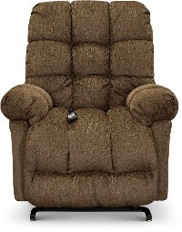 Carob Brown Contemporary Reclining Lift Chair - Brosmer-7