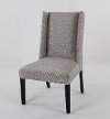 Clearance Gray Wingback Upholstered Dining Room Chair - Parsons