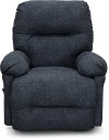 Indigo Blue Rocker Recliner - Rodney