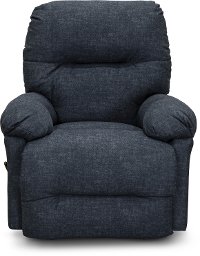 Indigo Blue Rocker Recliner - Rodney