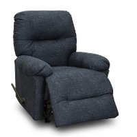 Indigo Blue Rocker Recliner - Rodney-2