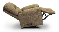 Camel Brown Rocker Recliner - Rodney-3