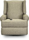Storm Beige Power Swivel Glider Recliner - Logan