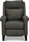 Gray High Leg Power Recliner with 3-Way Tilt Headrest - Prima